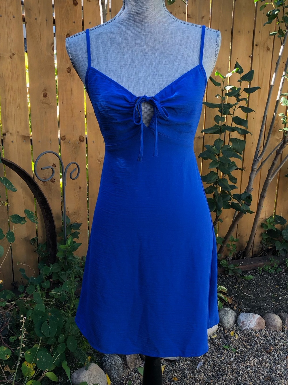 Y2K Ambiance Keyhole Tie-Up Low Back Backless Mini Slip Dress Sundress